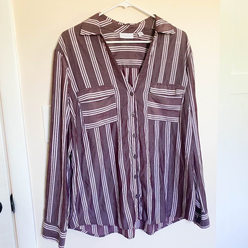 Cute Vintage Style Lightweight Oversized Button Down